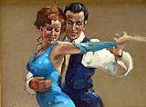 Night Canvas Paintings - Dance the Night Away